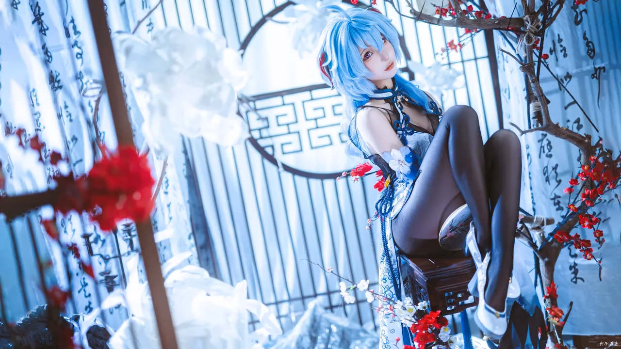 Chunmomo as Ganyu — cosplay photo 3 of 27