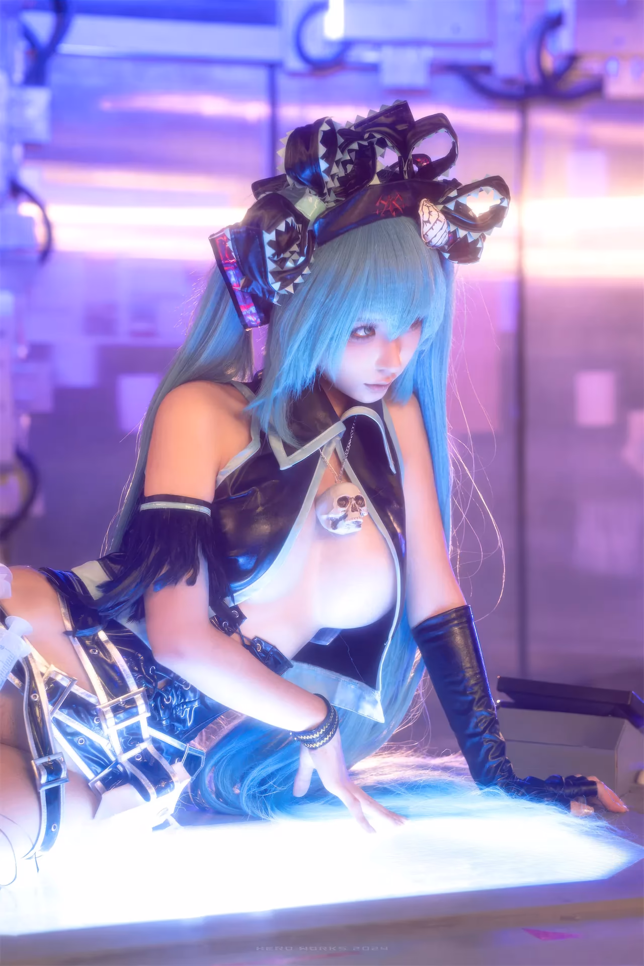 Chunmomo as Hatsune Miku — cosplay photo 17 of 21