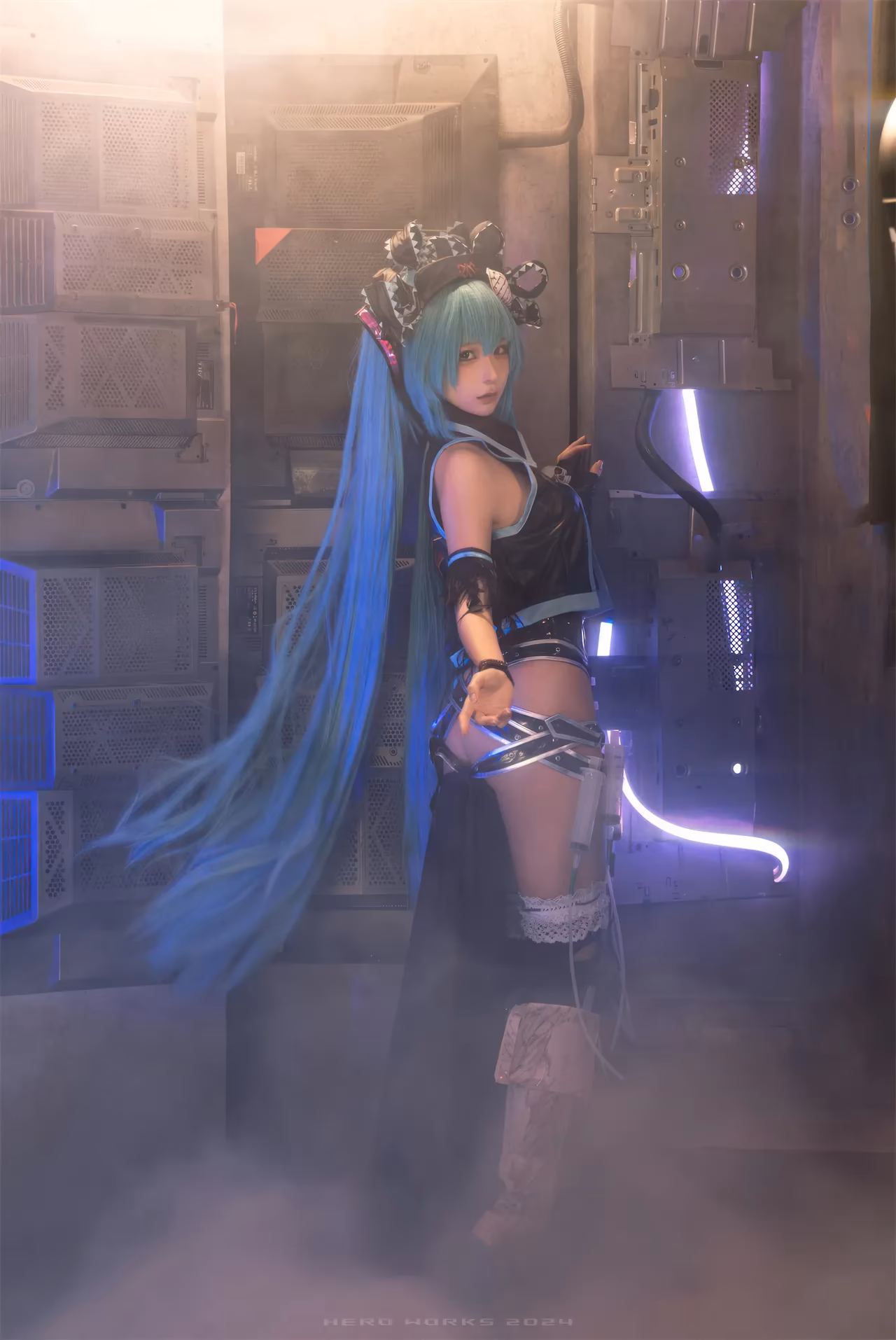 Chunmomo as Hatsune Miku — cosplay photo 21 of 21