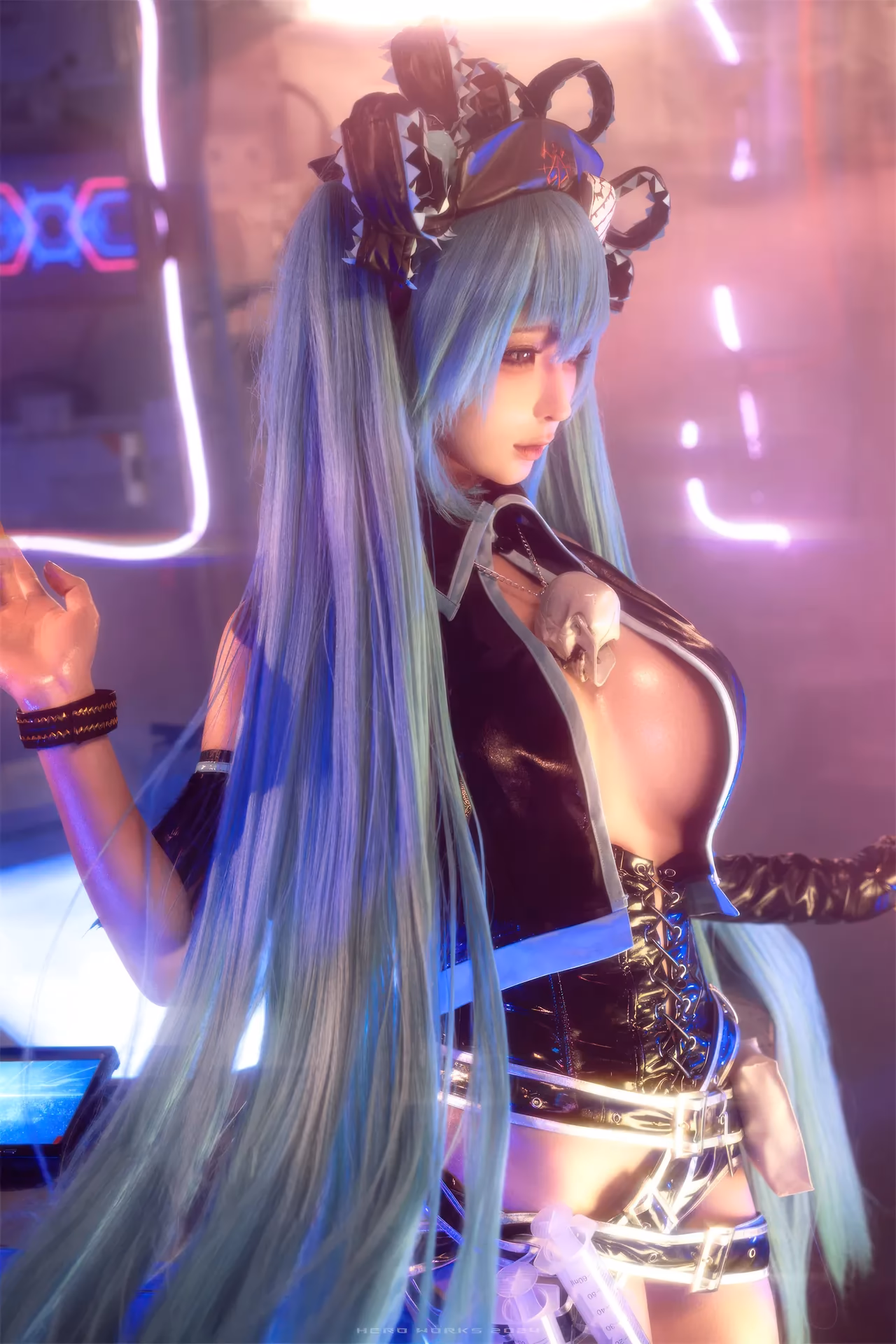Chunmomo as Hatsune Miku — cosplay photo 8 of 21