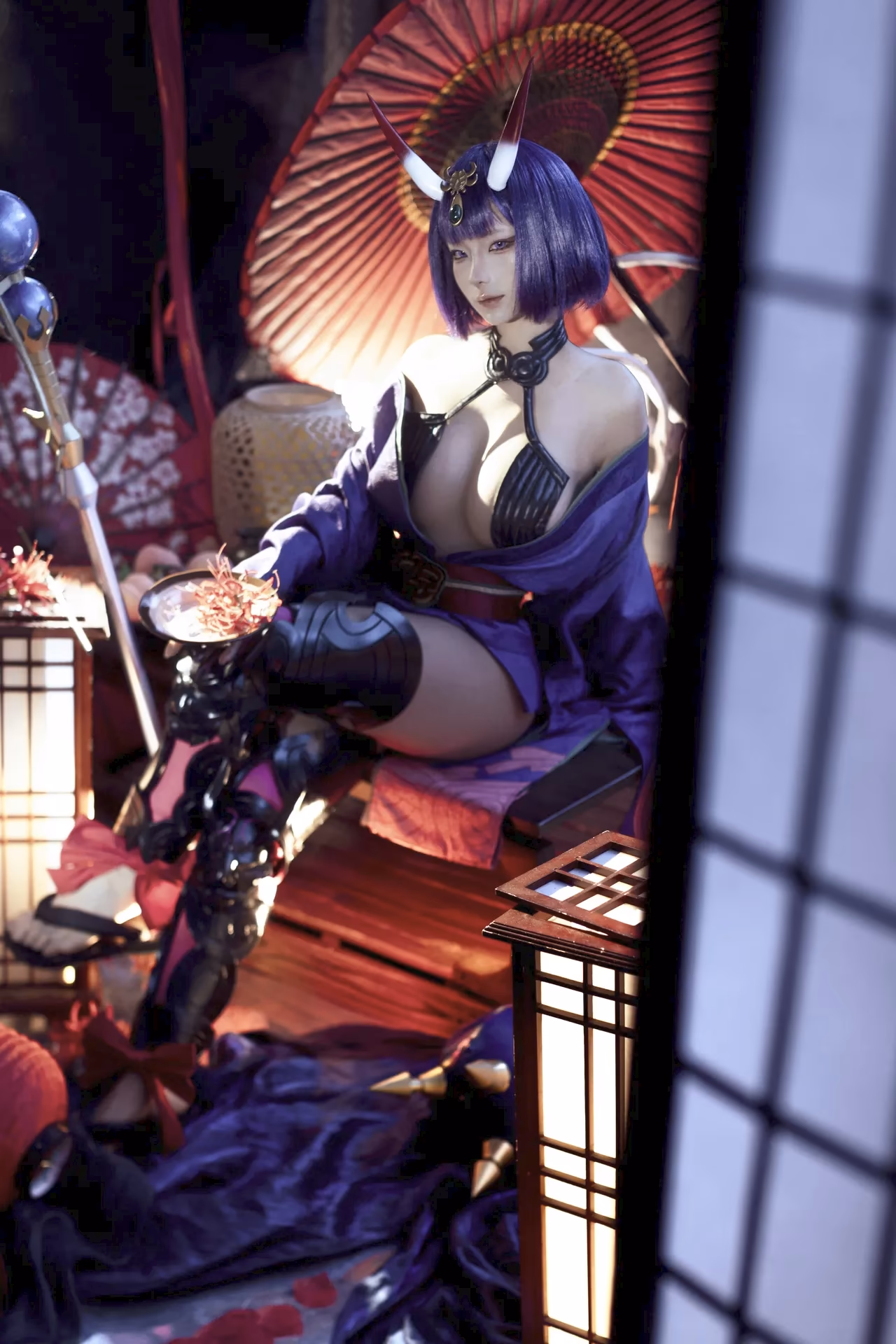 Chunmomo as Shuten-Douji — cosplay photo 10 of 45