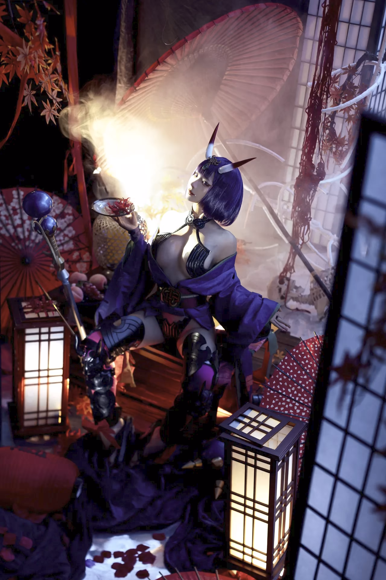 Chunmomo as Shuten-Douji — cosplay photo 18 of 45