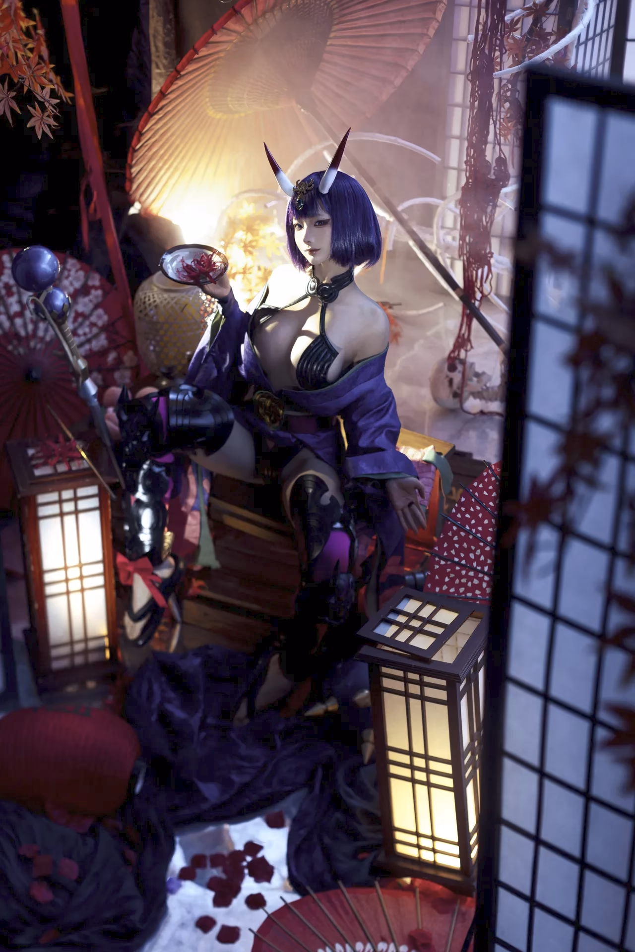 Chunmomo as Shuten-Douji — cosplay photo 19 of 45
