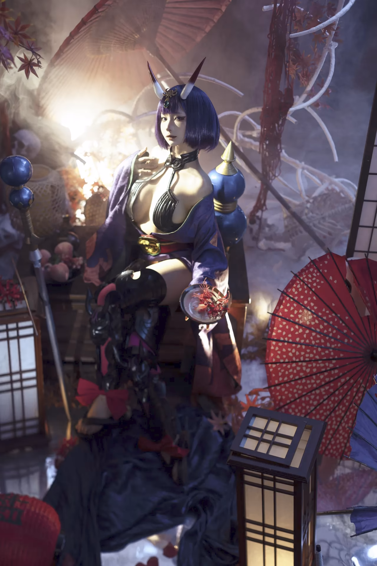 Chunmomo as Shuten-Douji — cosplay photo 6 of 45