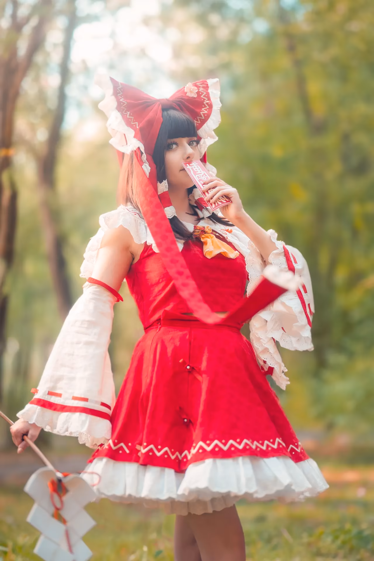 Colorful Kitten as Reimu Hakurei — cosplay photo 4 of 12