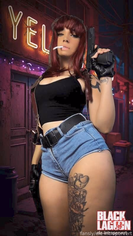 Ele-Intropervert as Revy — cosplay photo 3 of 10