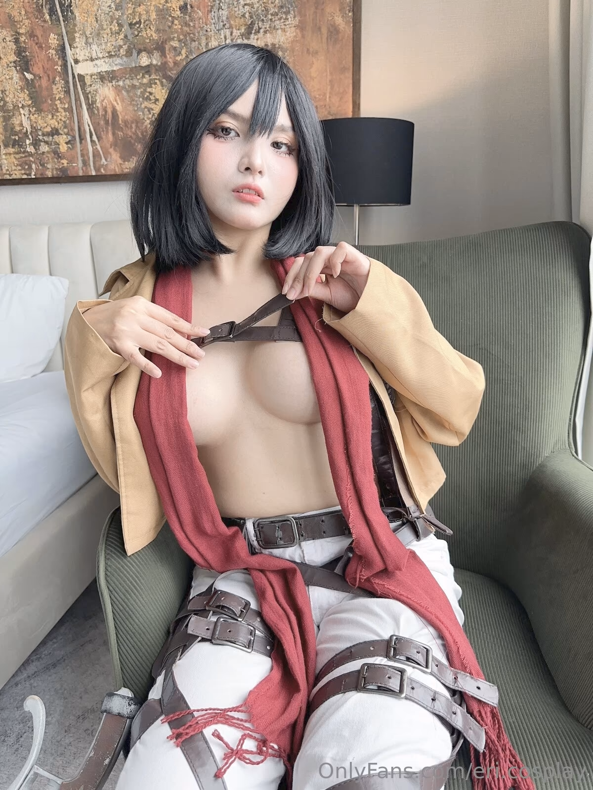 Eri Cosplay as Mikasa Ackerman — cosplay photo 16 of 26