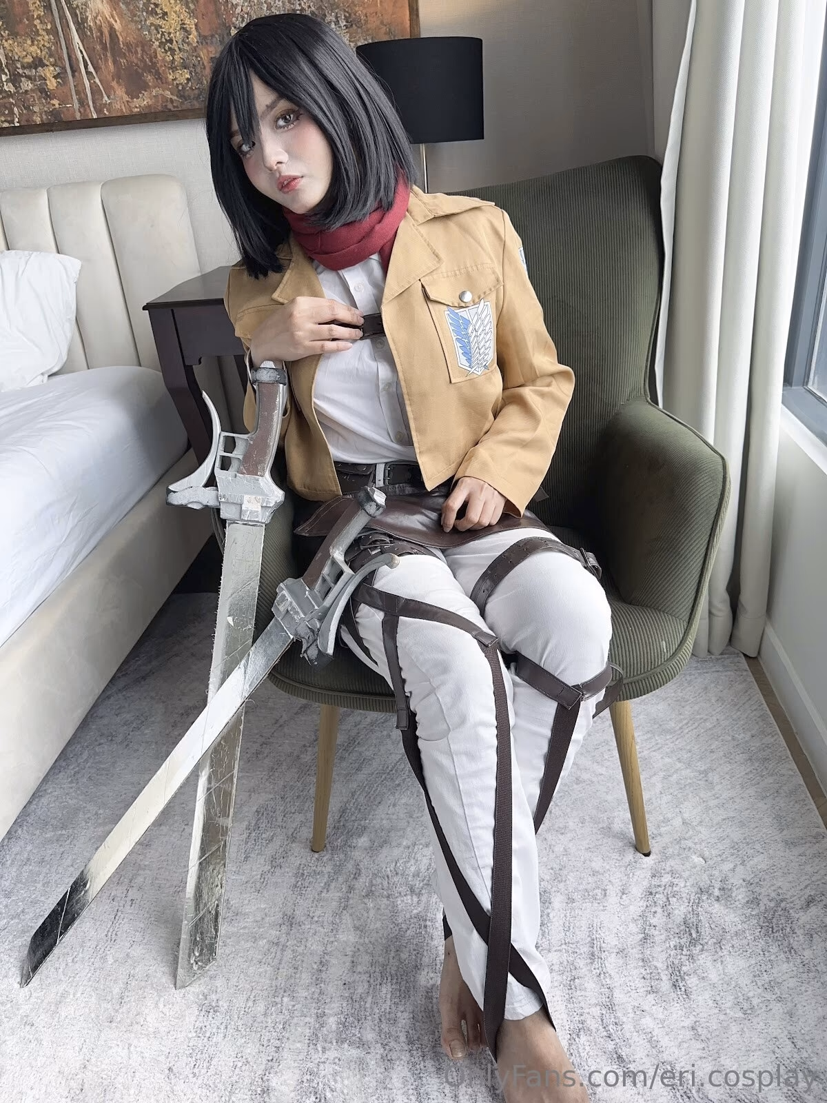Eri Cosplay as Mikasa Ackerman — cosplay photo 2 of 26