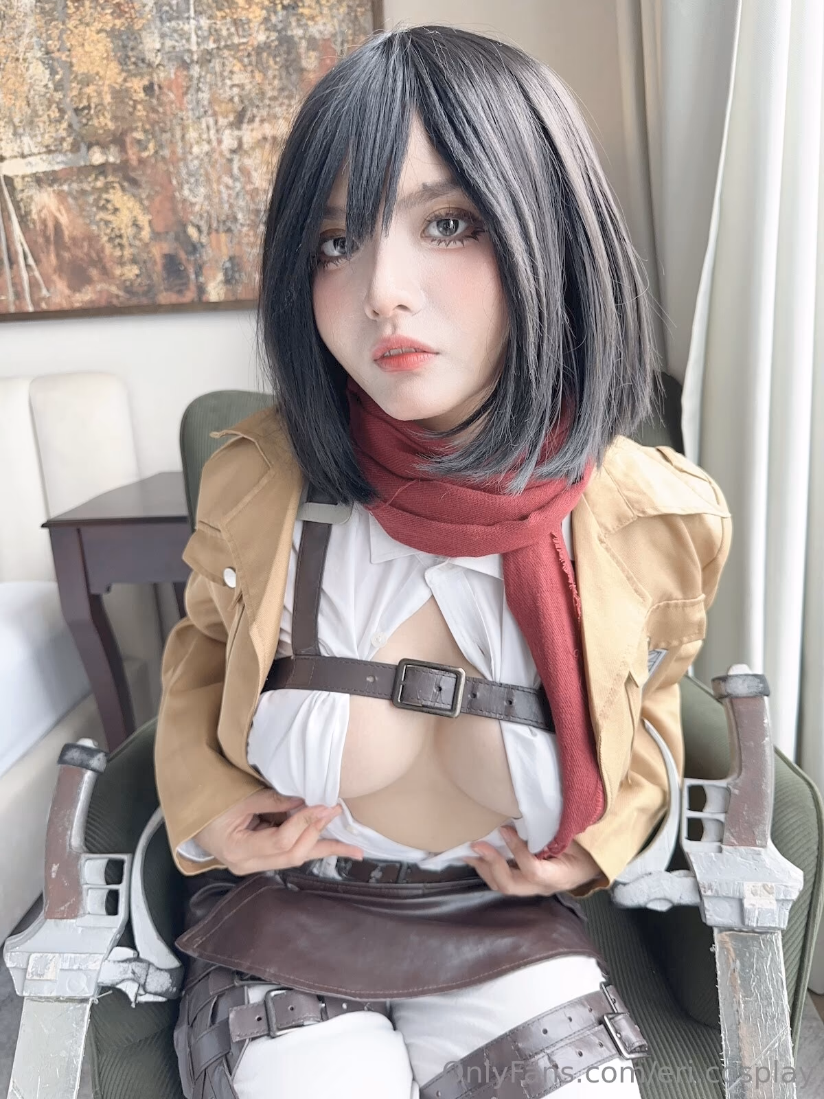 Eri Cosplay as Mikasa Ackerman — cosplay photo 5 of 26