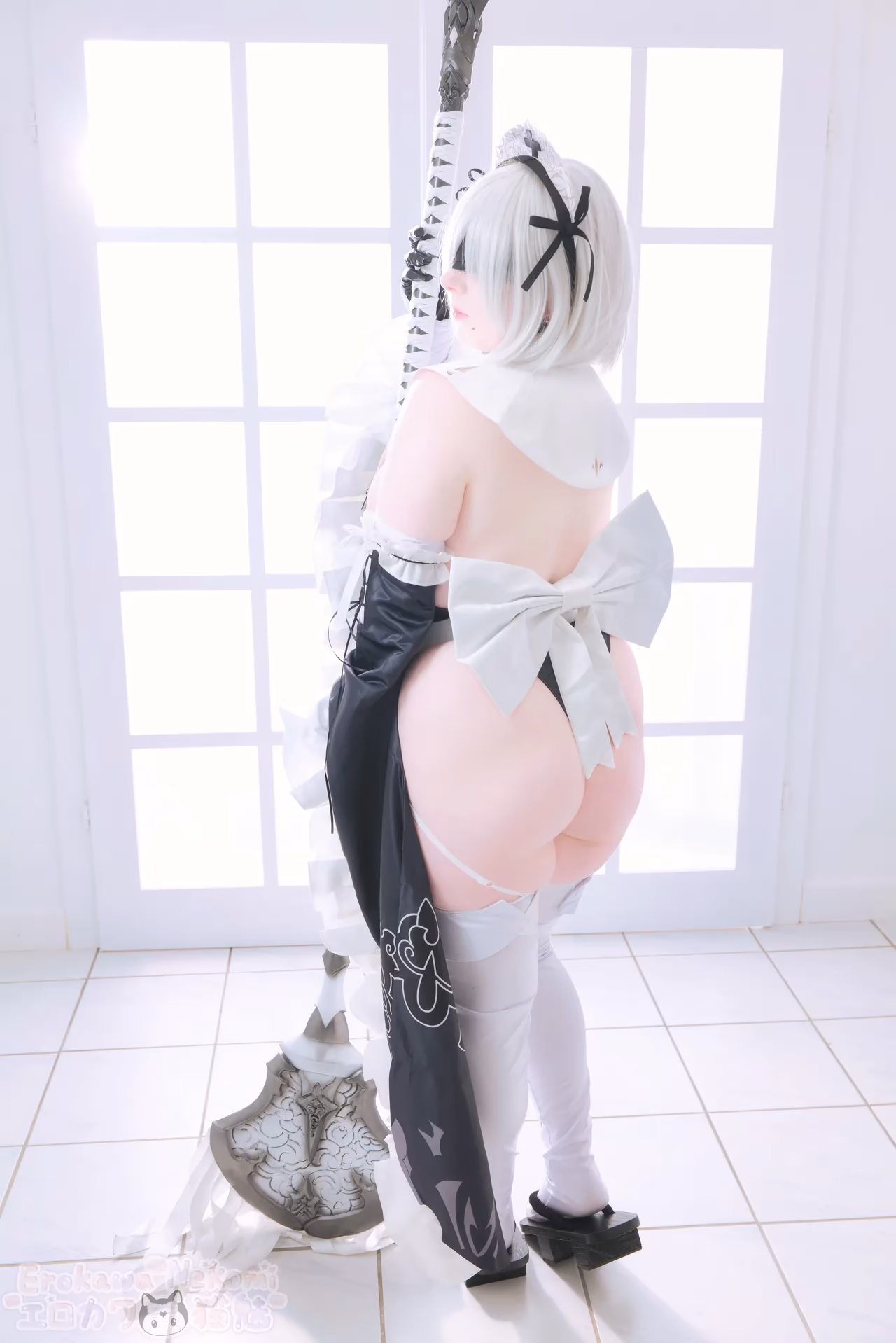 Erokawa Nekomi as 2B — cosplay photo 35 of 89