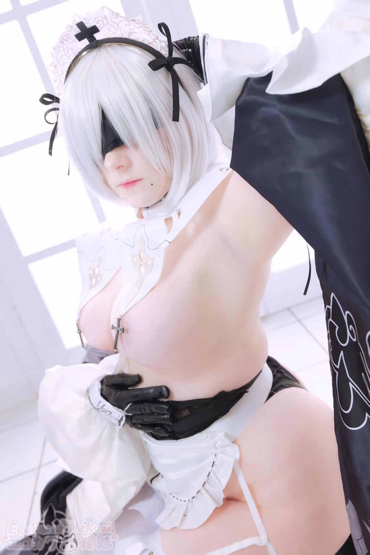 Erokawa Nekomi as 2B — cosplay photo 59 of 89