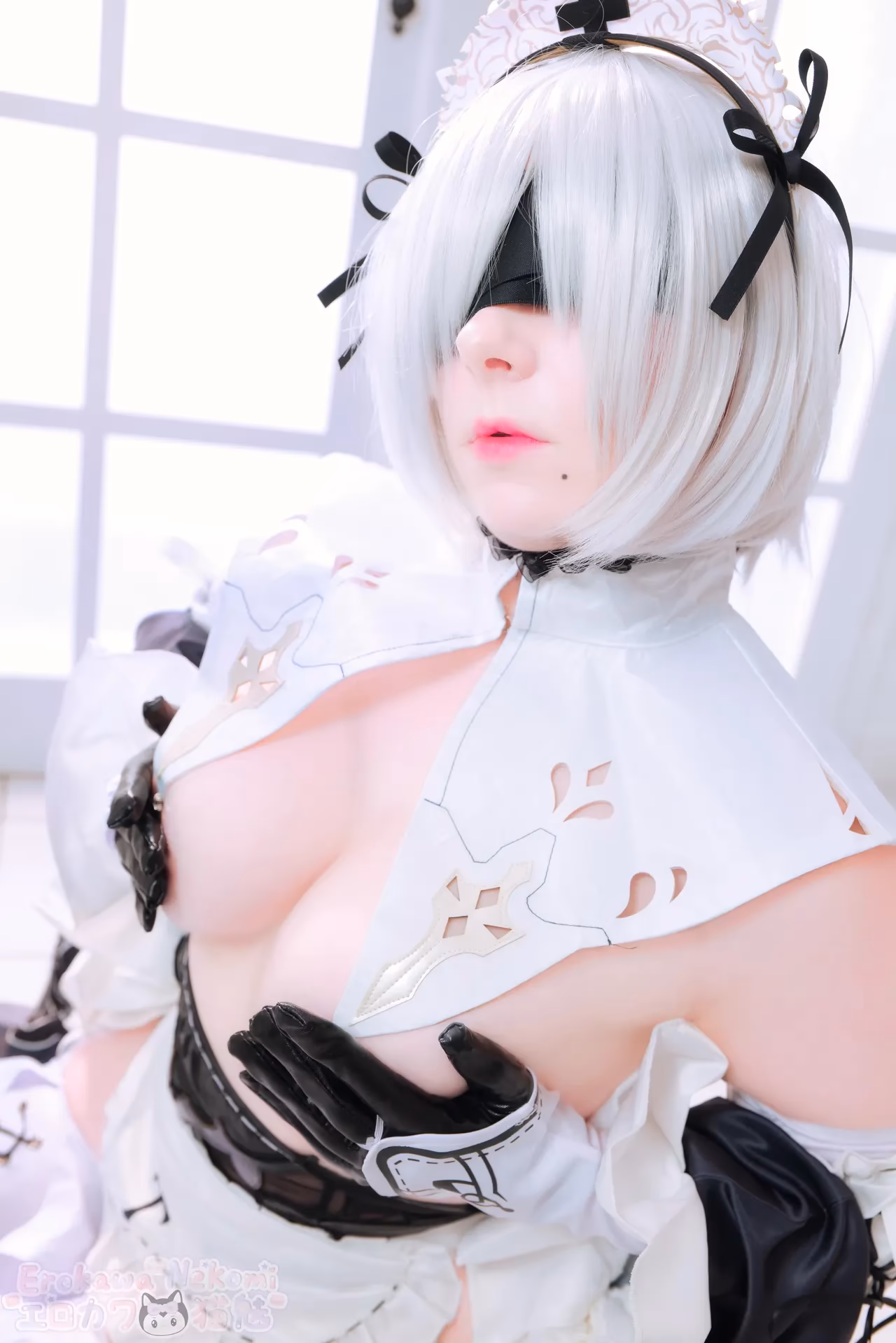 Erokawa Nekomi as 2B — cosplay photo 62 of 89