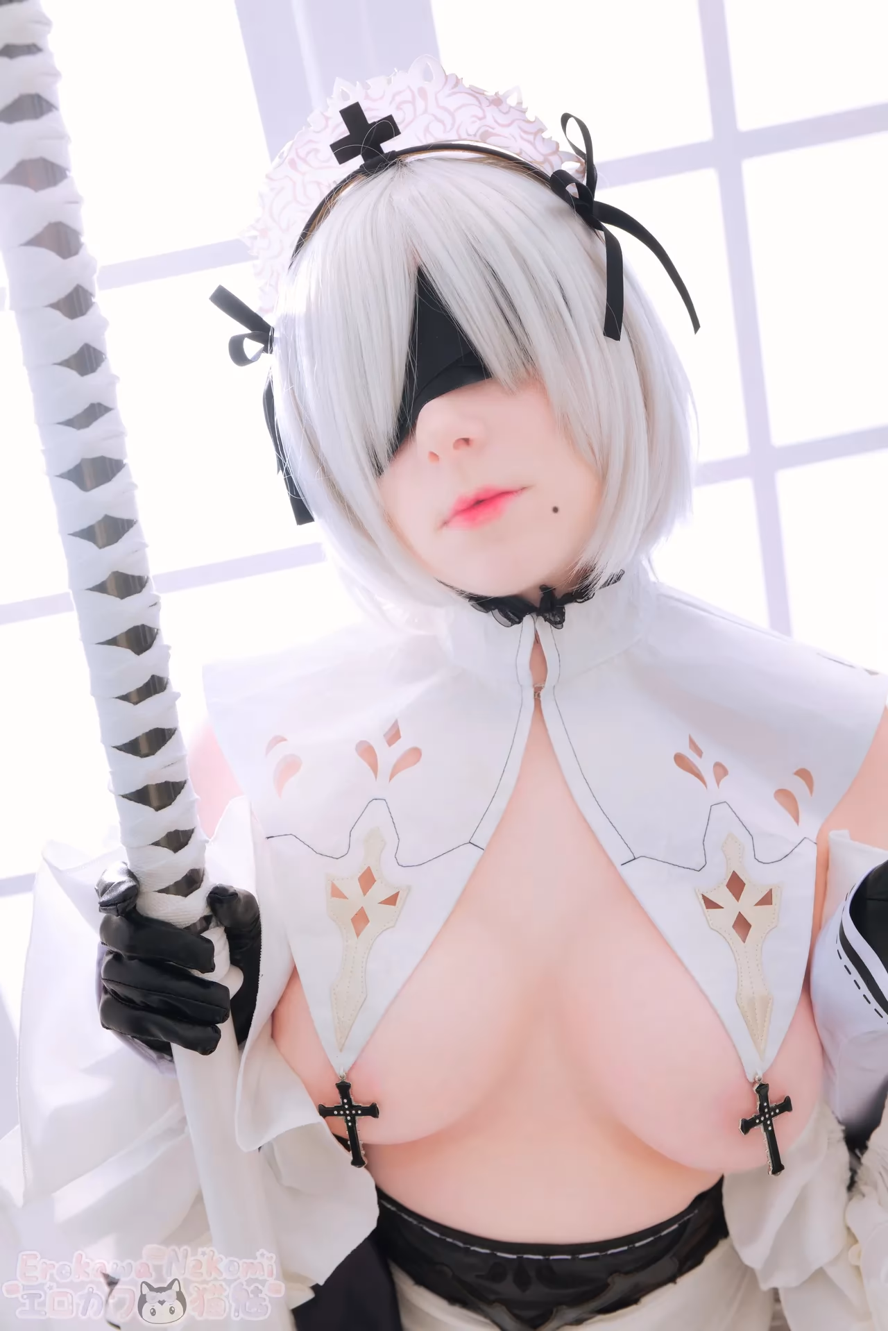 Erokawa Nekomi as 2B — cosplay photo 8 of 89