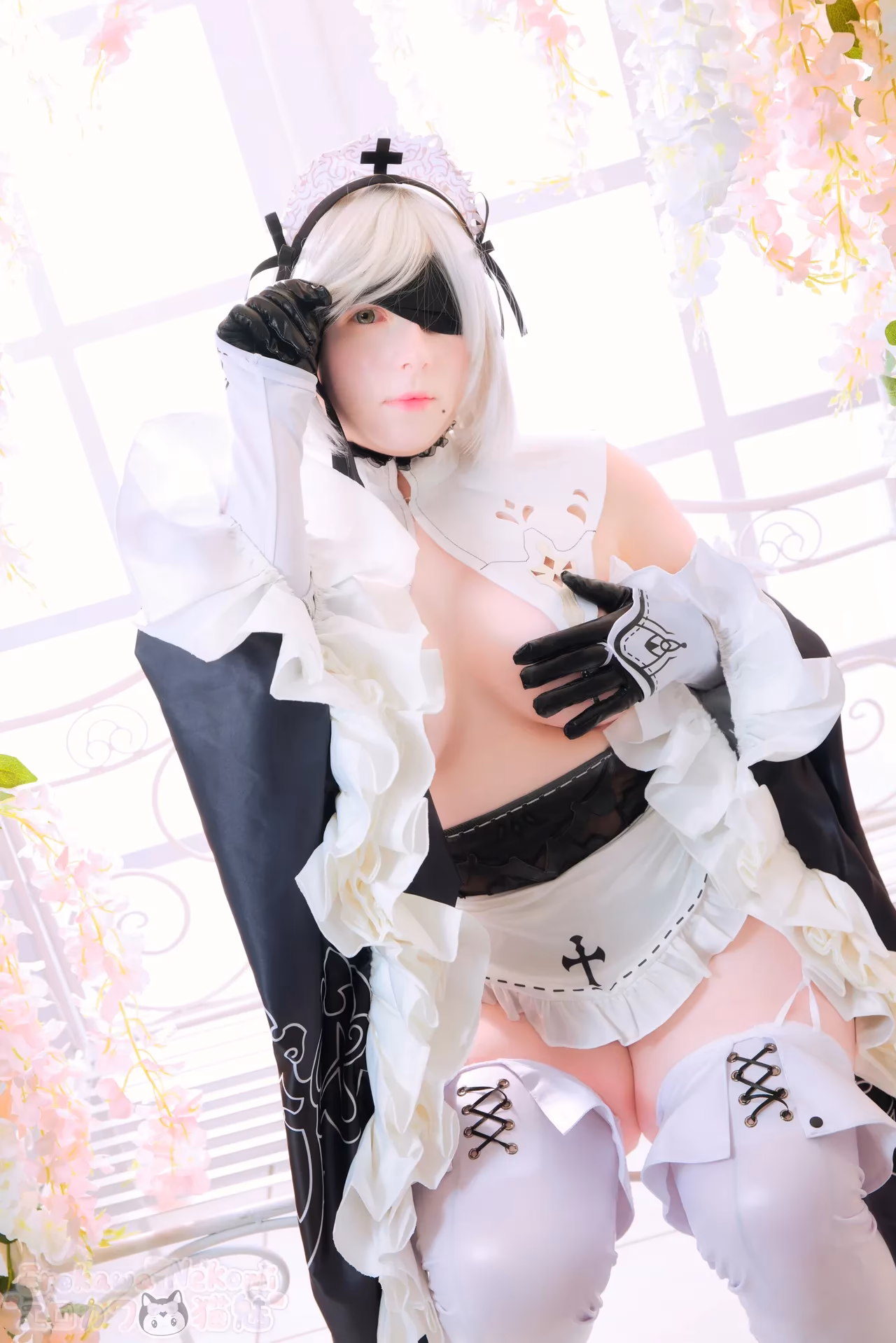 Erokawa Nekomi as 2B — cosplay photo 88 of 89