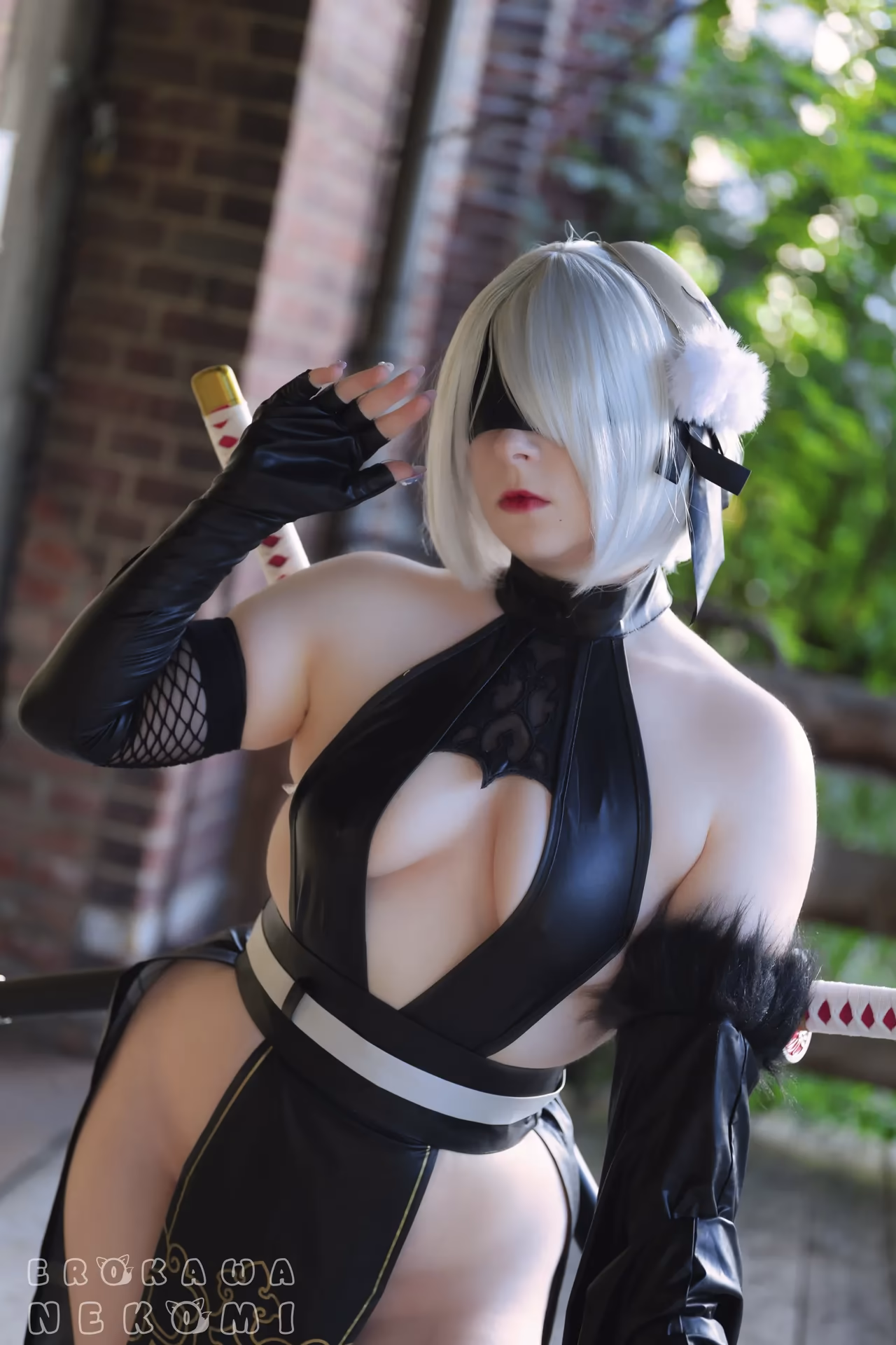 Erokawa Nekomi as 2B — cosplay photo 3 of 52