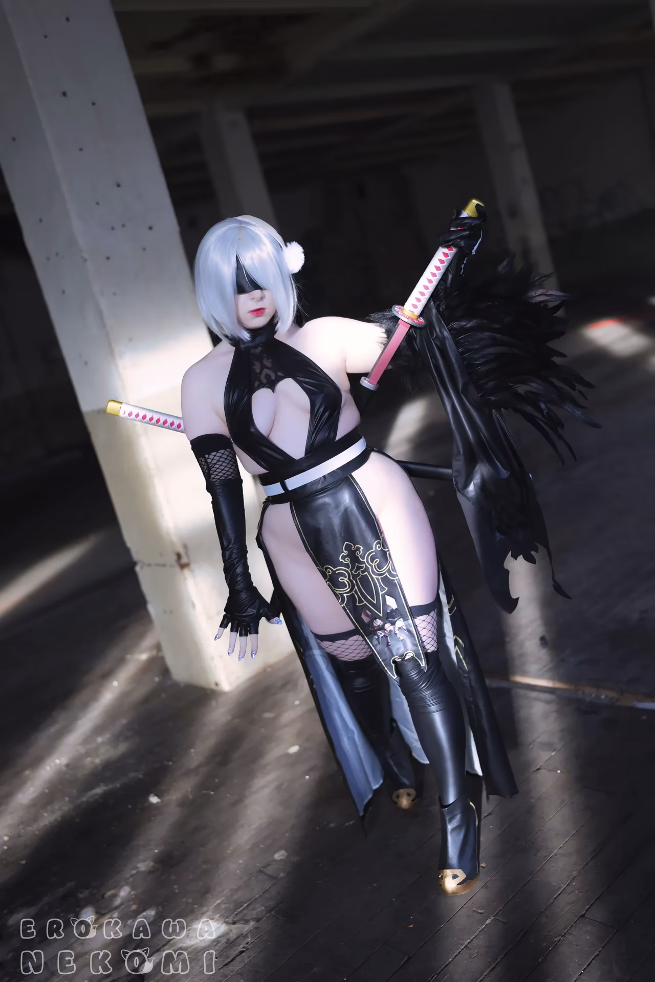 Erokawa Nekomi as 2B — cosplay photo 9 of 52