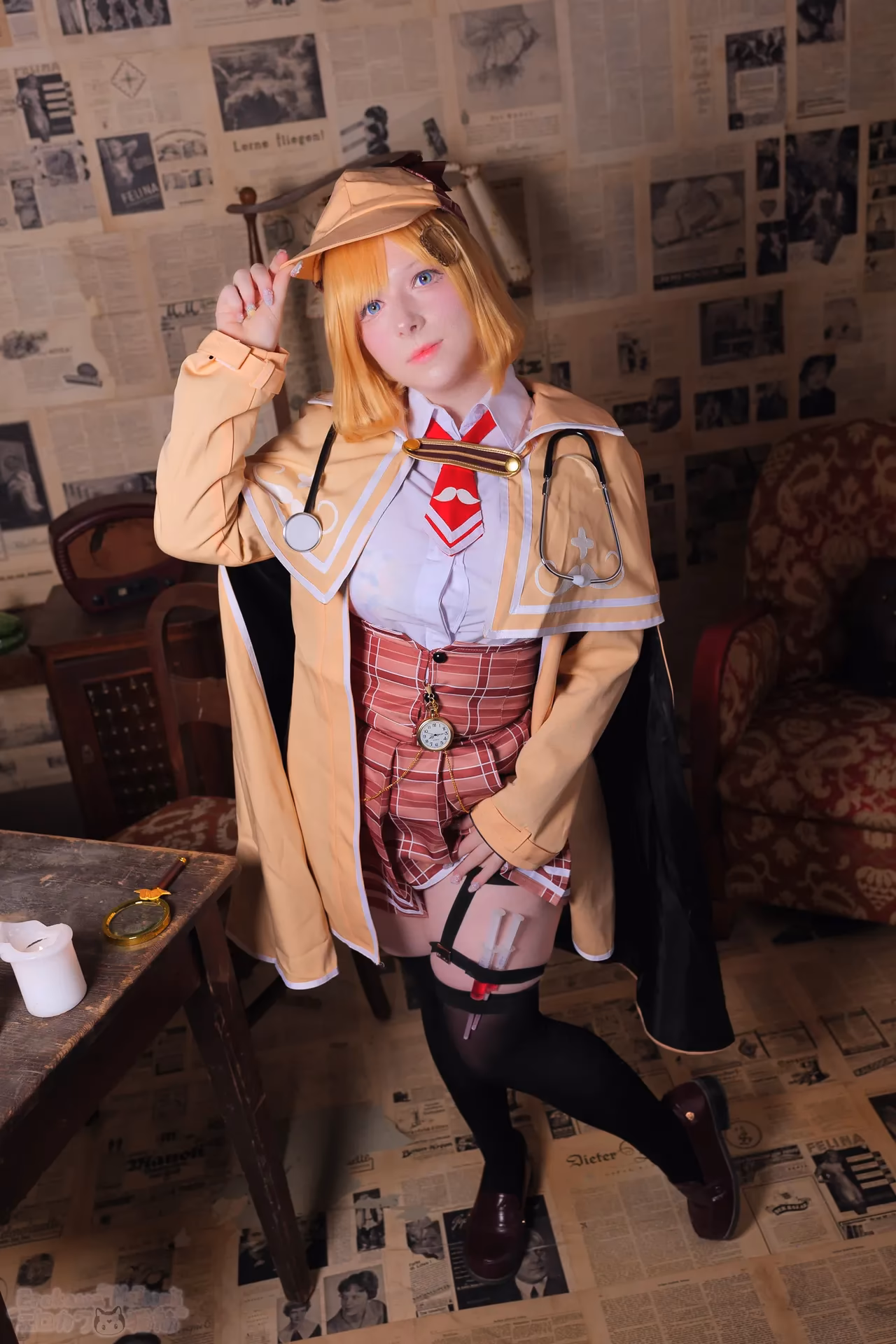 Erokawa Nekomi as Amelia Watson — cosplay photo 6 of 83