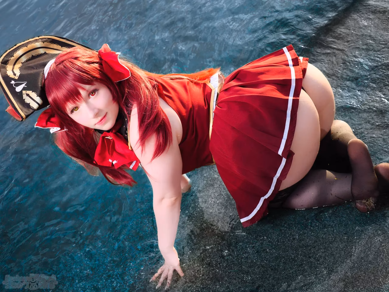 Erokawa Nekomi as Houshou Marine — cosplay photo 18 of 97