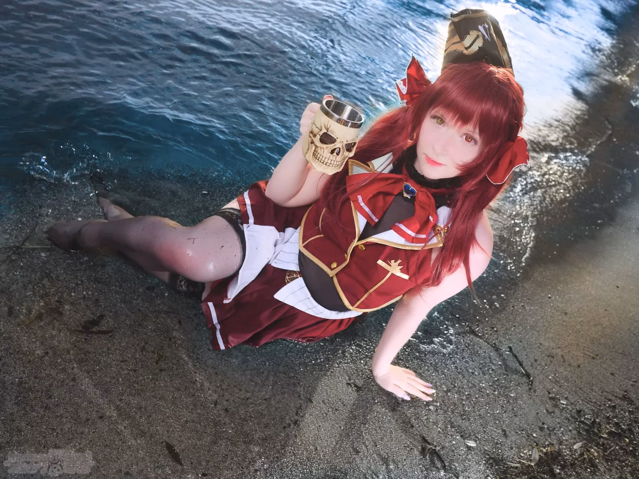 Erokawa Nekomi as Houshou Marine — cosplay photo 30 of 97