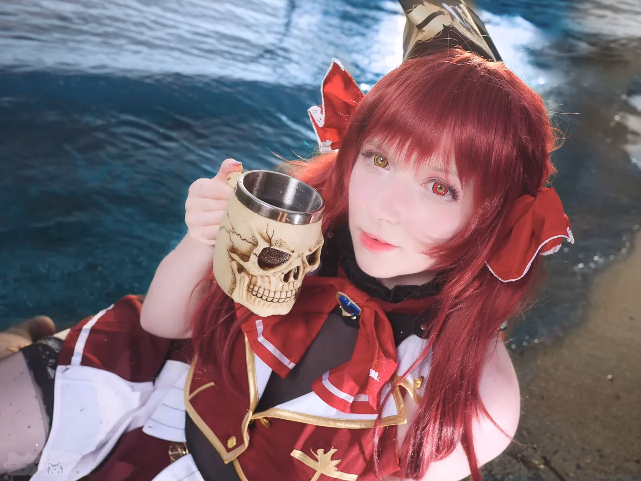 Erokawa Nekomi as Houshou Marine — cosplay photo 32 of 97