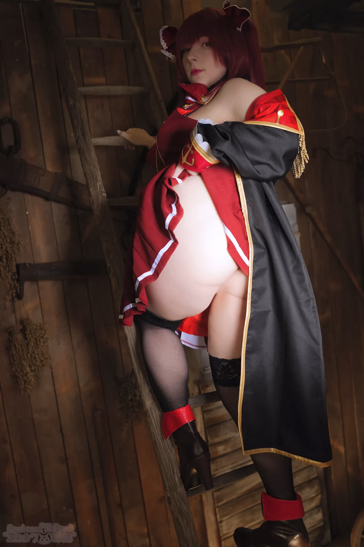 Erokawa Nekomi as Houshou Marine — cosplay photo 65 of 97
