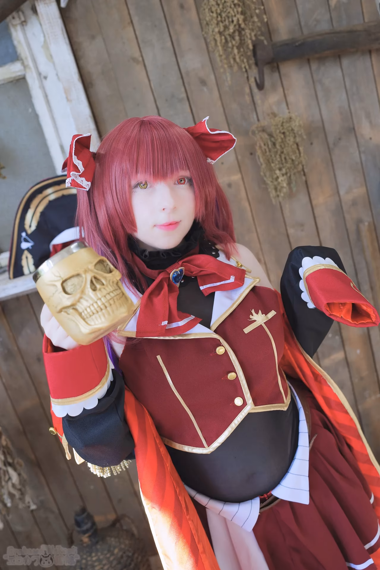 Erokawa Nekomi as Houshou Marine — cosplay photo 66 of 97