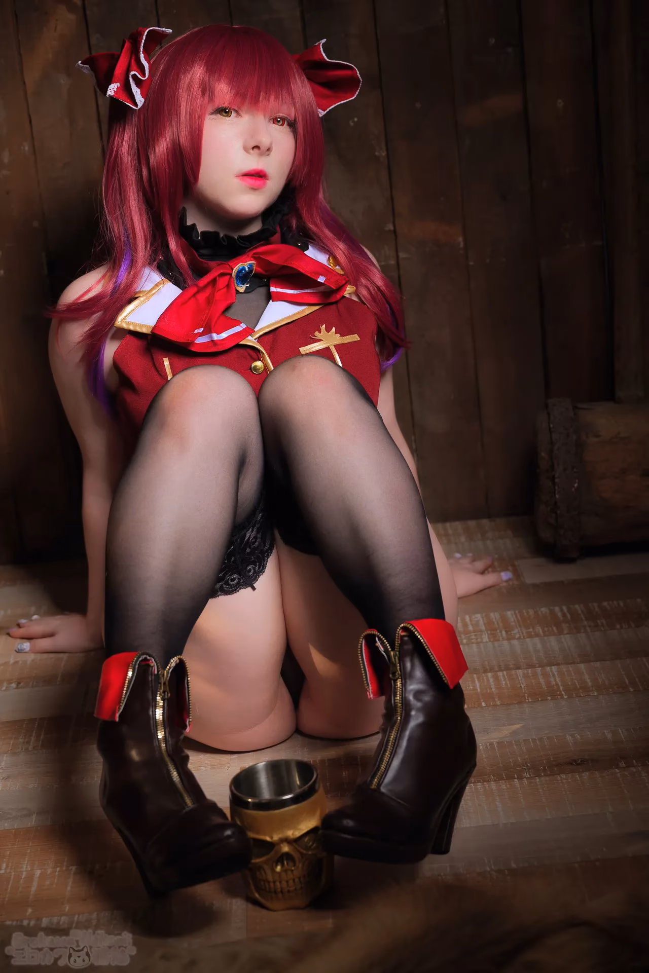 Erokawa Nekomi as Houshou Marine — cosplay photo 77 of 97