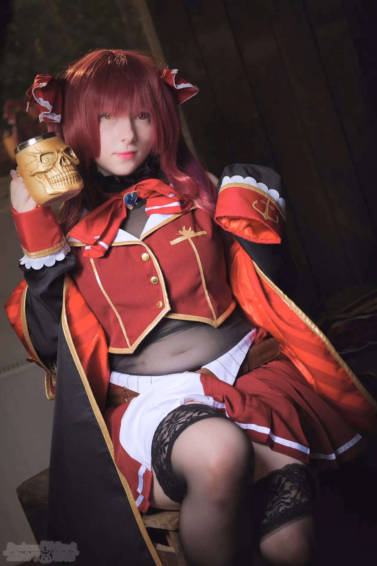 Erokawa Nekomi as Houshou Marine — cosplay photo 80 of 97