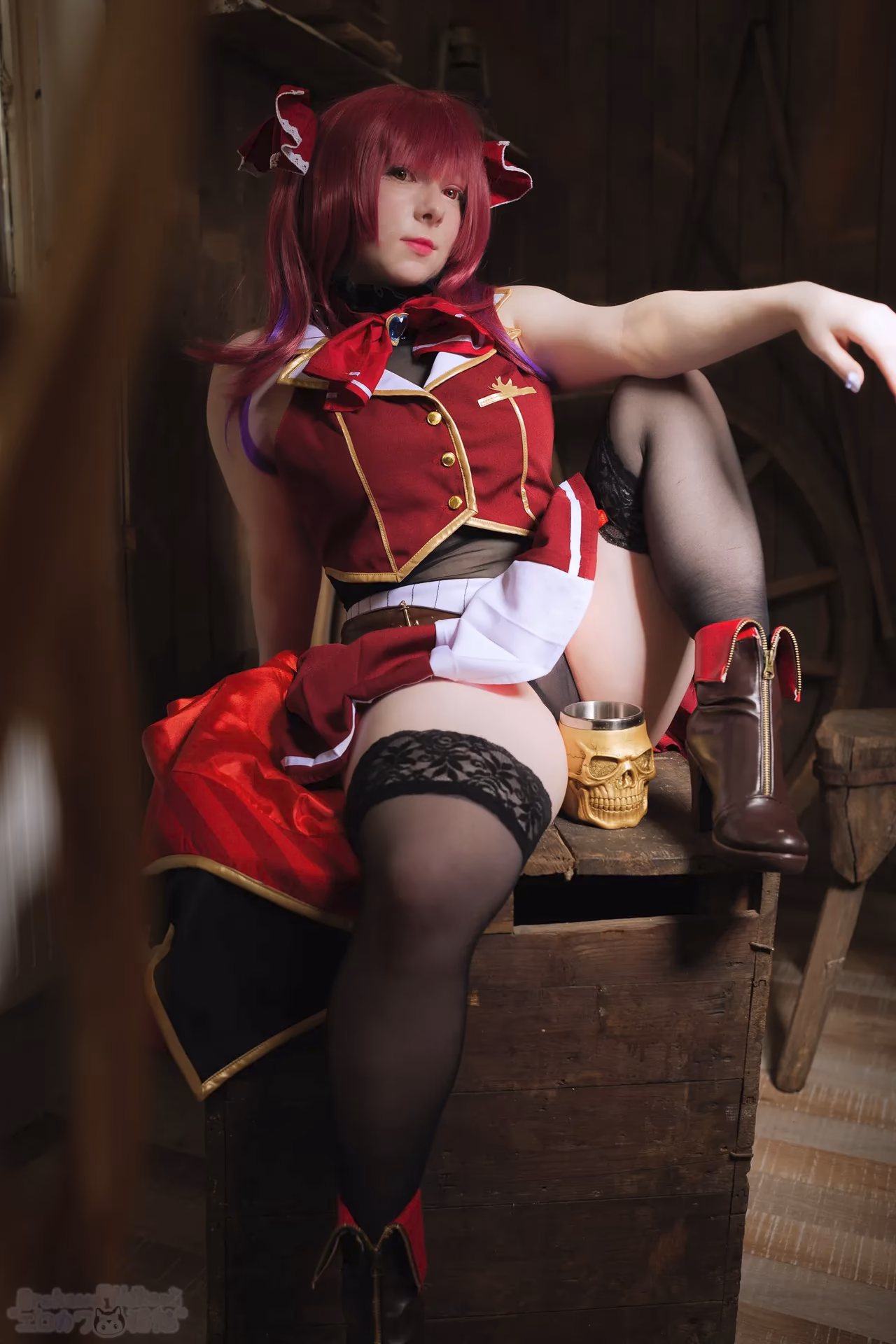 Erokawa Nekomi as Houshou Marine — cosplay photo 84 of 97