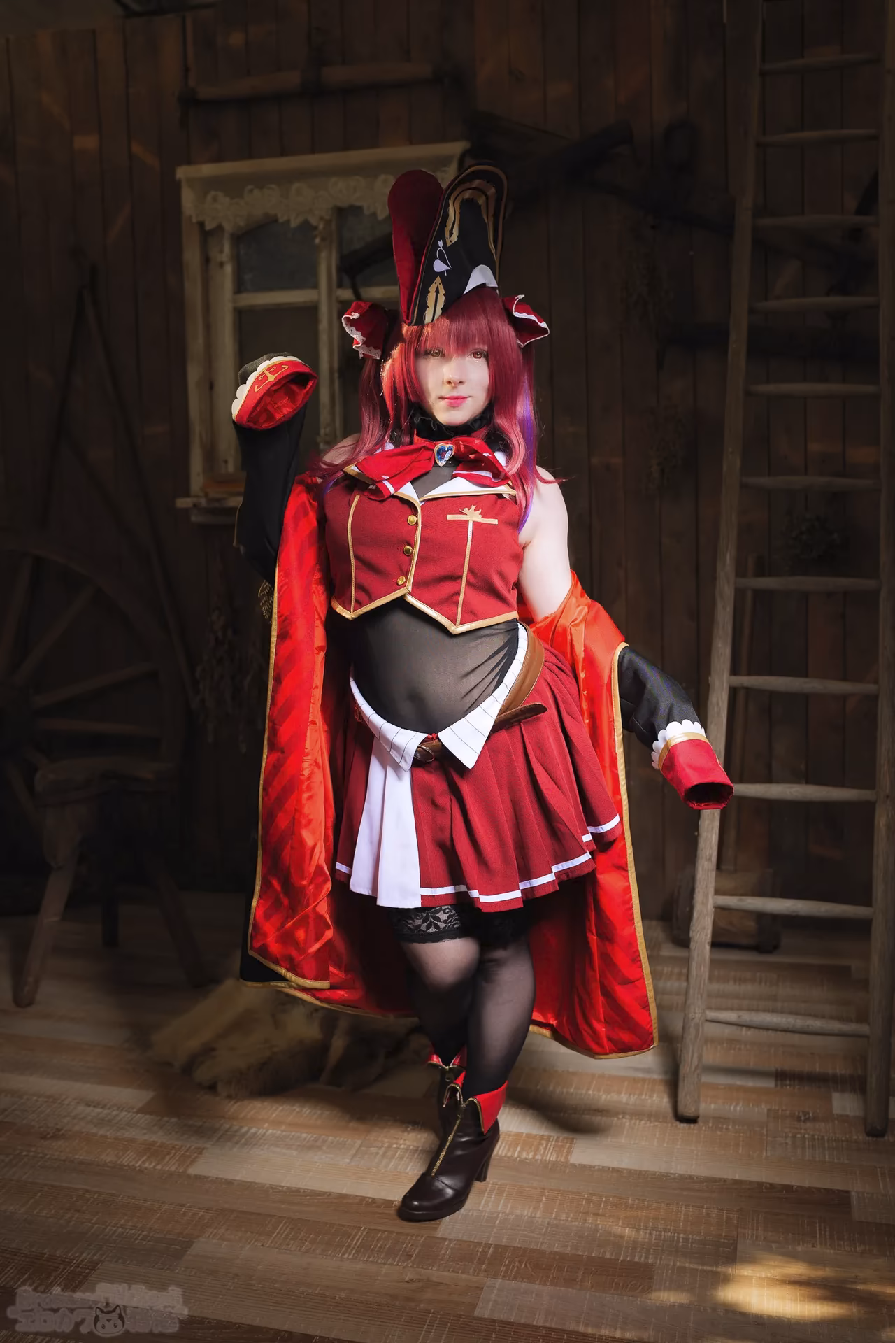 Erokawa Nekomi as Houshou Marine — cosplay photo 87 of 97