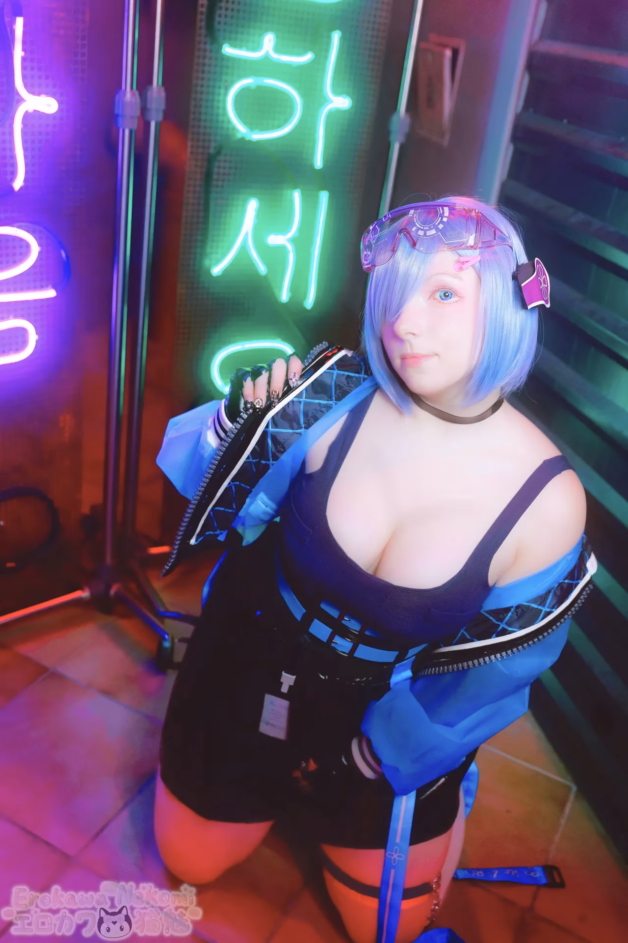 Erokawa Nekomi as Rem — cosplay photo 12 of 74