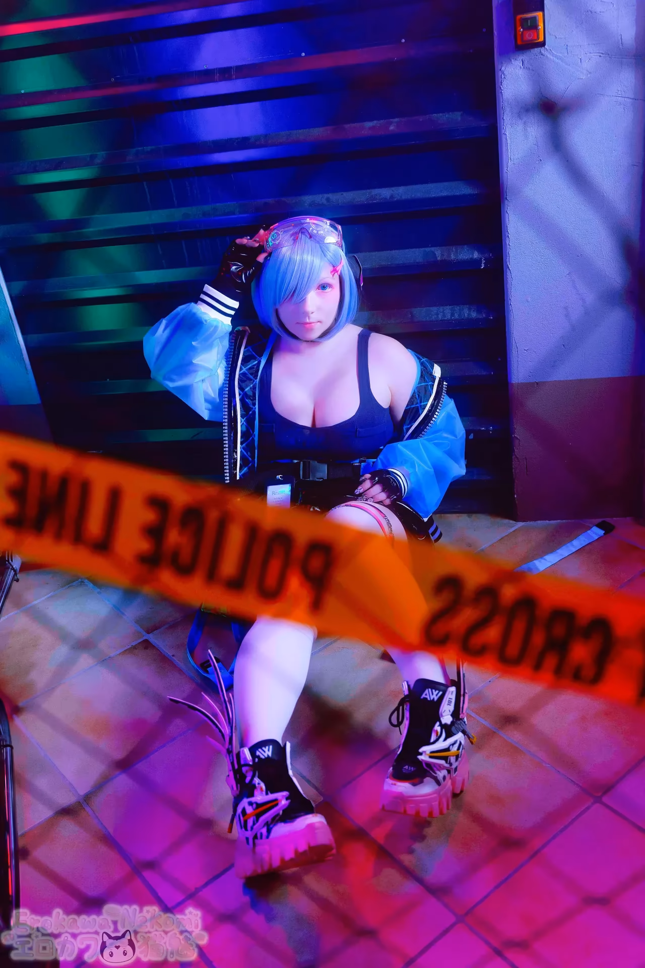 Erokawa Nekomi as Rem — cosplay photo 16 of 74