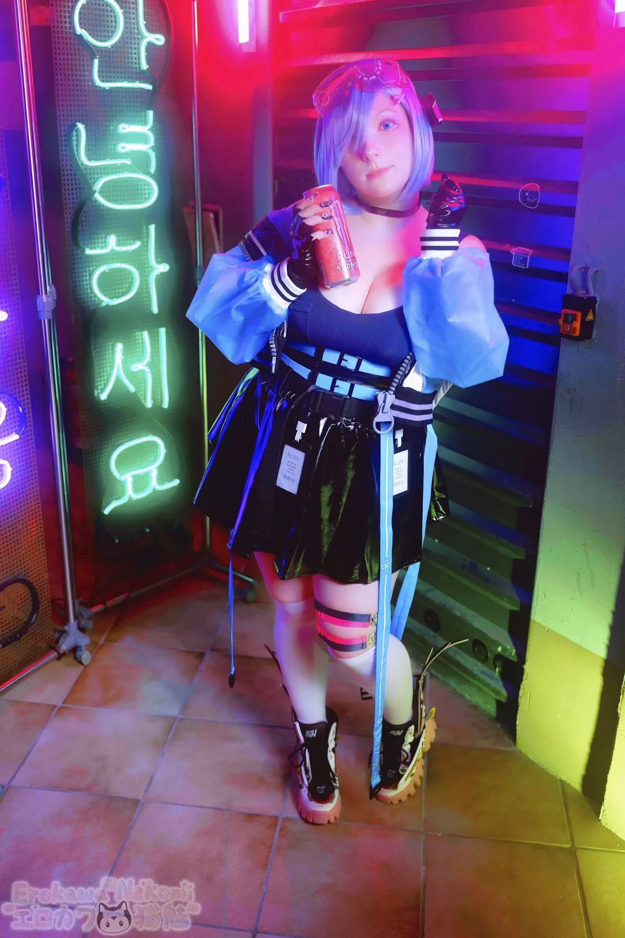 Erokawa Nekomi as Rem — cosplay photo 23 of 74