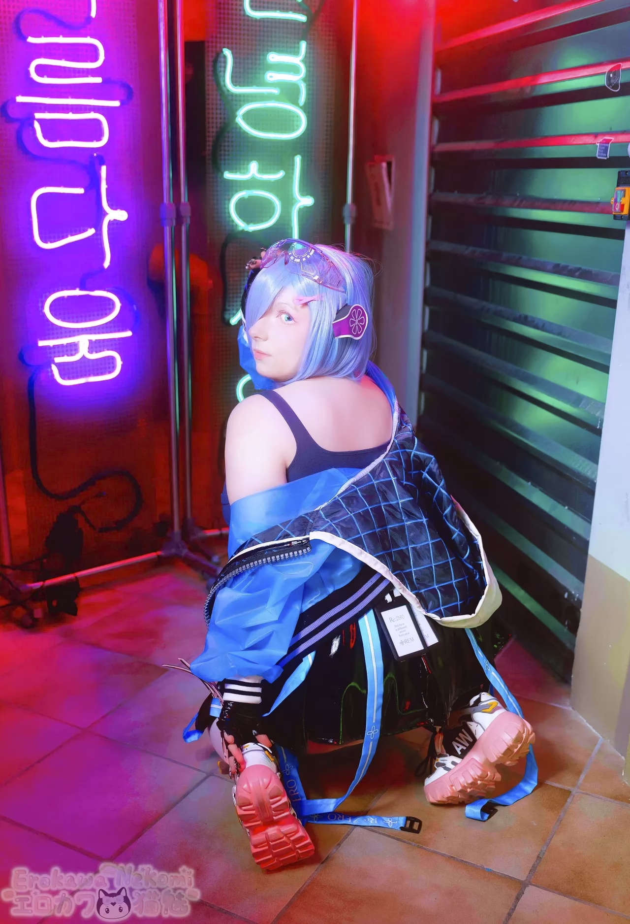 Erokawa Nekomi as Rem — cosplay photo 27 of 74