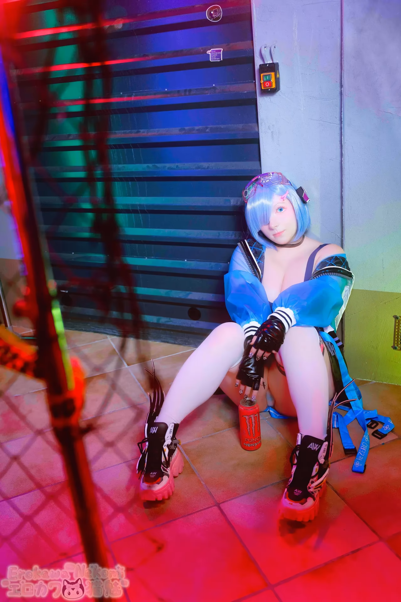Erokawa Nekomi as Rem — cosplay photo 28 of 74