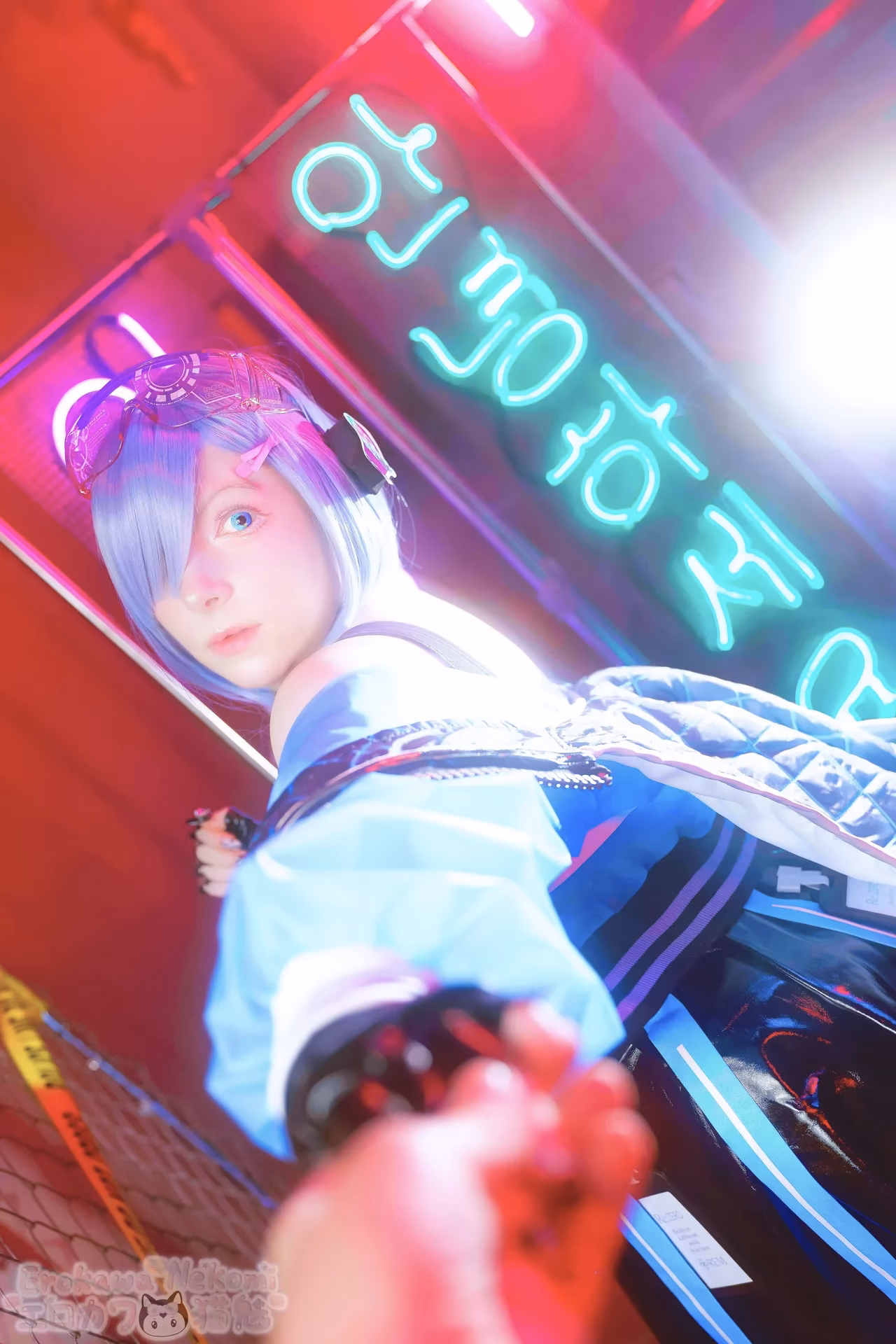 Erokawa Nekomi as Rem — cosplay photo 41 of 74