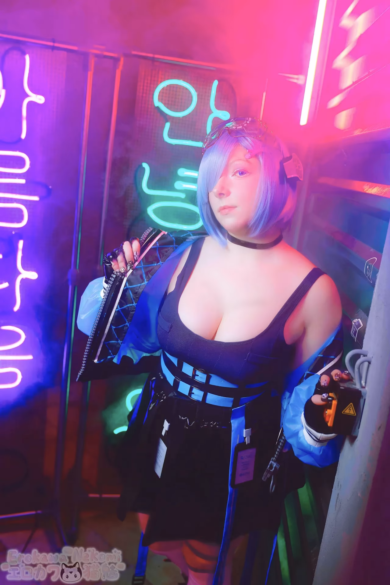 Erokawa Nekomi as Rem — cosplay photo 5 of 74