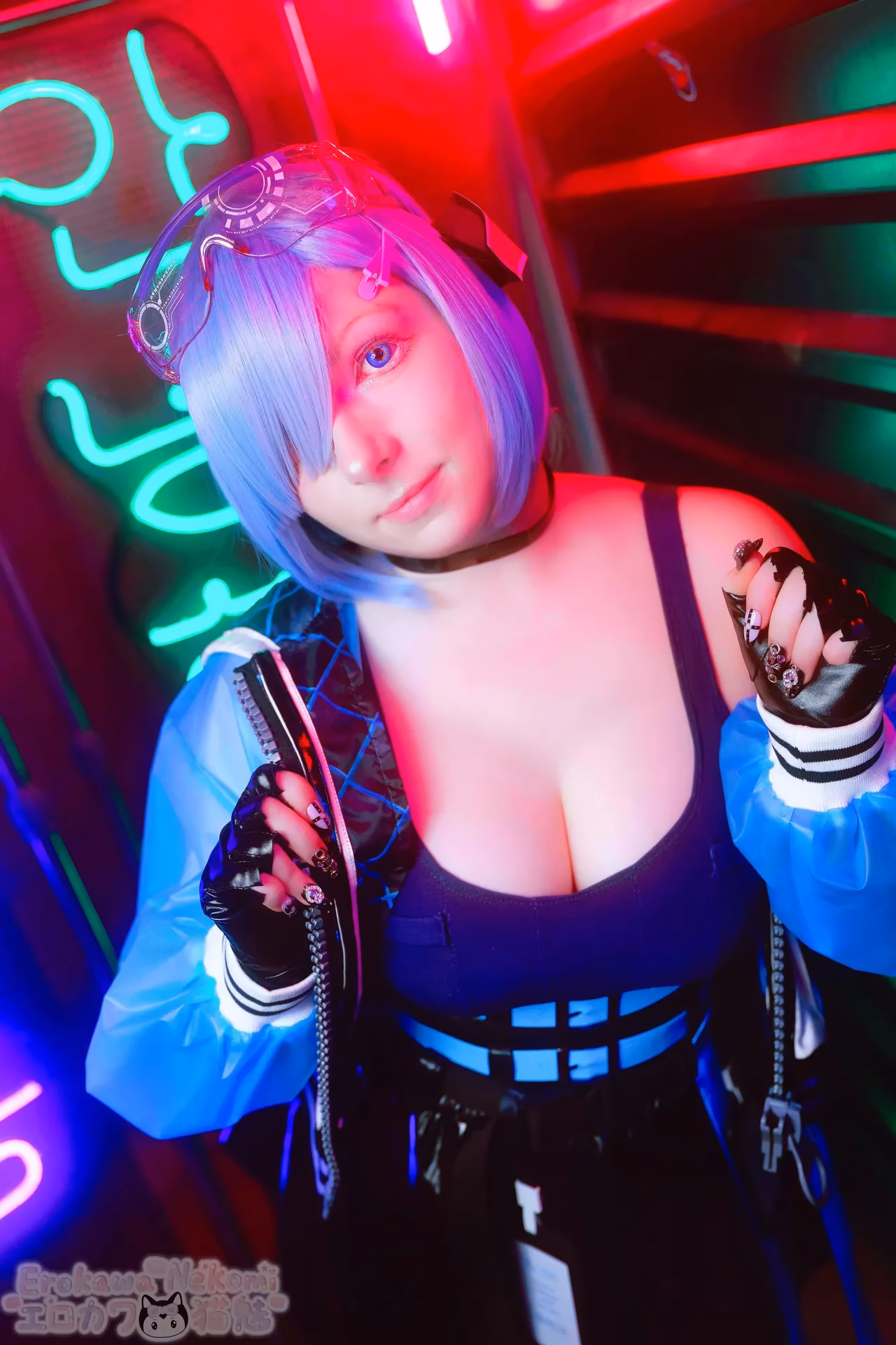 Erokawa Nekomi as Rem — cosplay photo 6 of 74