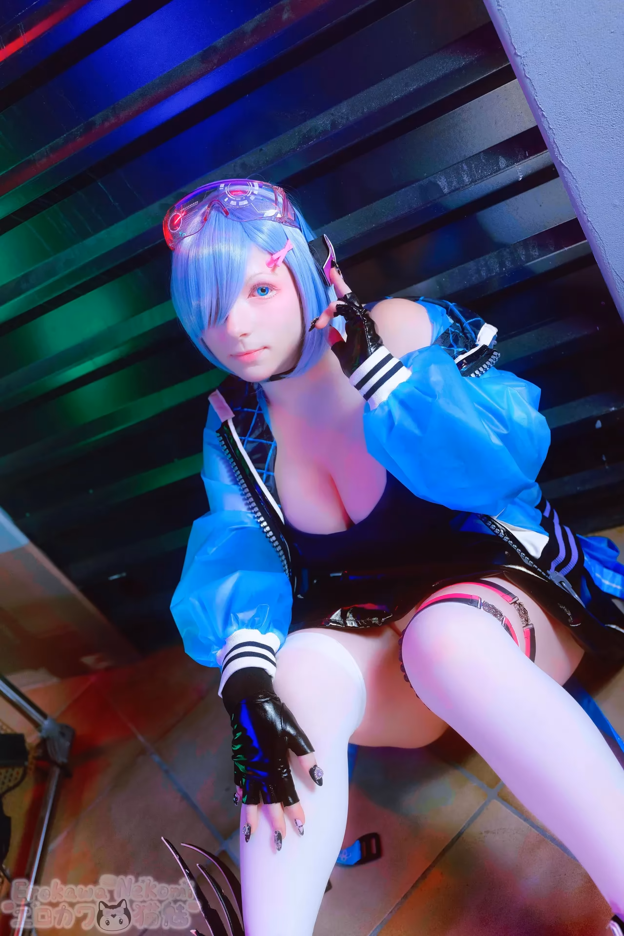Erokawa Nekomi as Rem — cosplay photo 60 of 74