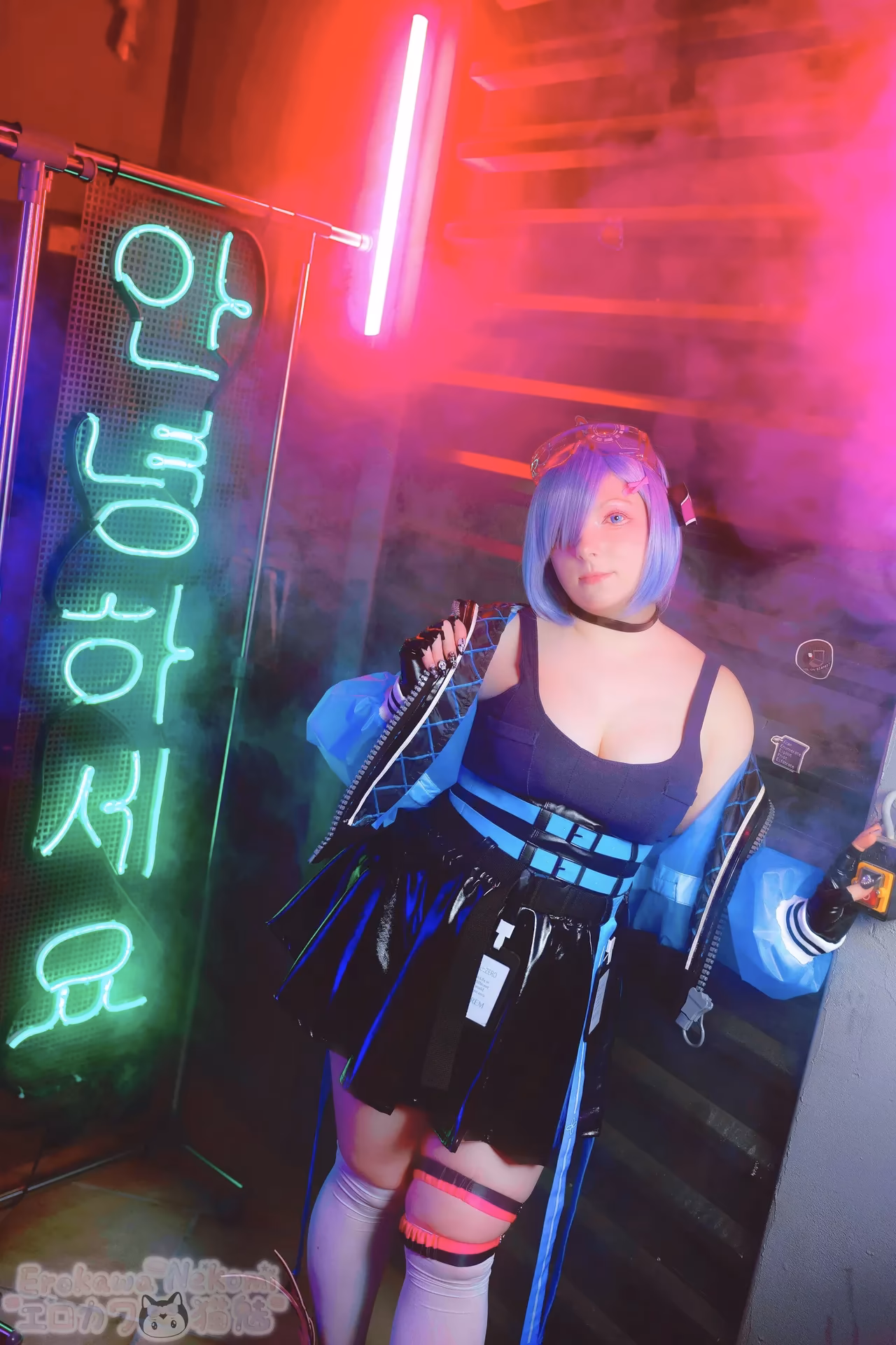 Erokawa Nekomi as Rem — cosplay photo 67 of 74