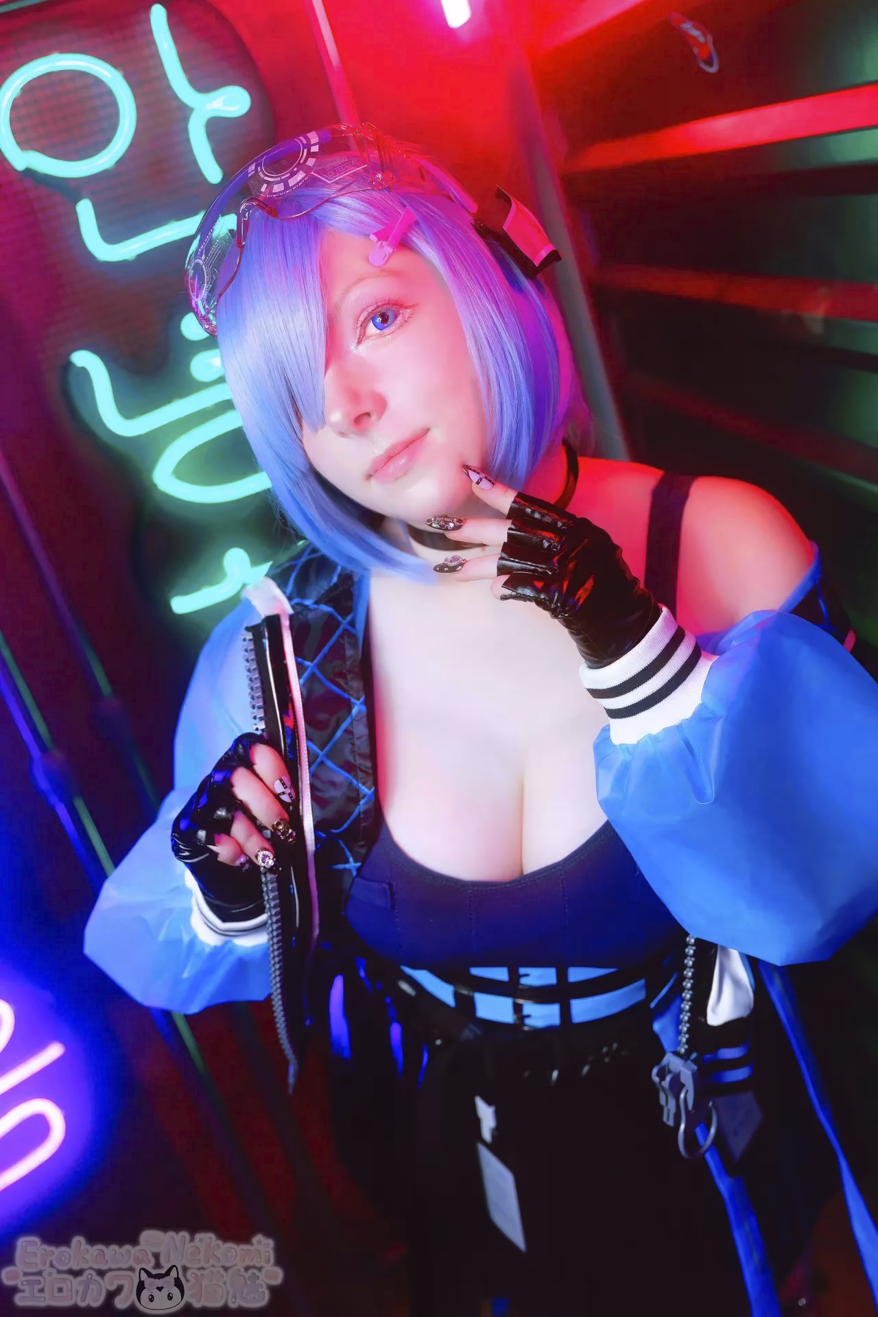 Erokawa Nekomi as Rem — cosplay photo 7 of 74