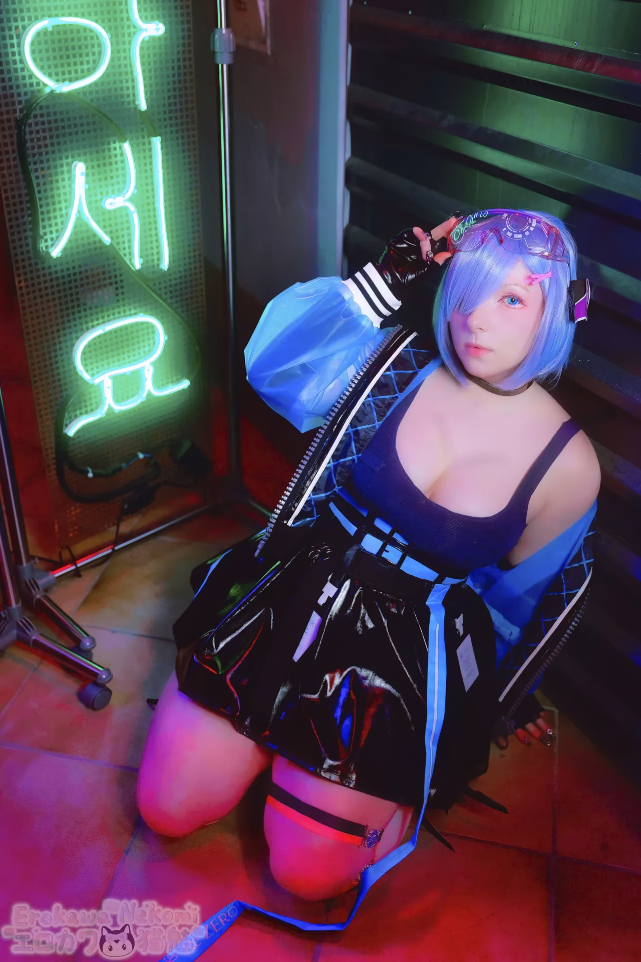 Erokawa Nekomi as Rem — cosplay photo 71 of 74
