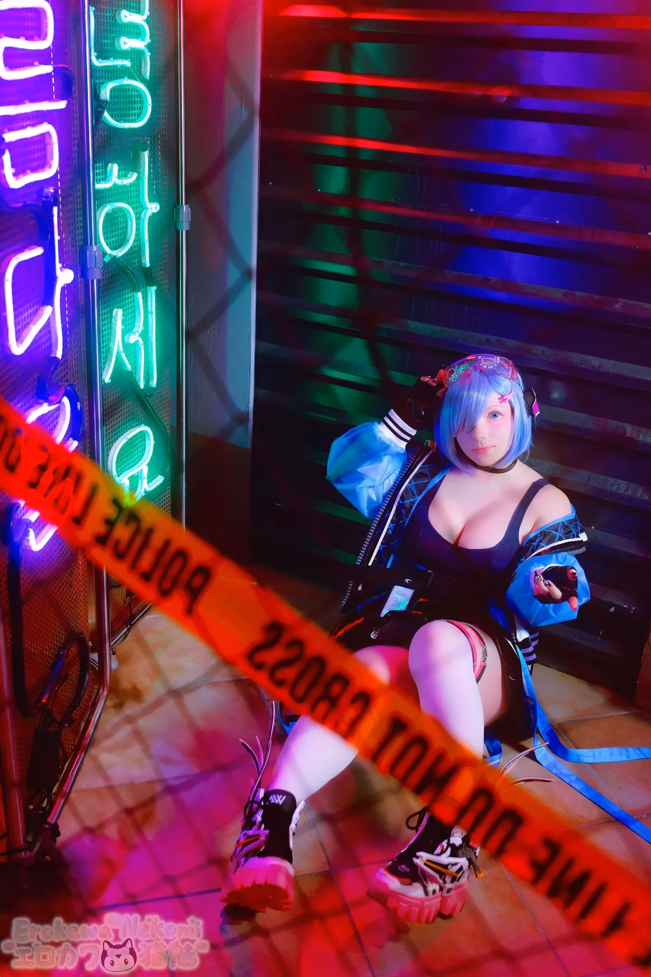 Erokawa Nekomi as Rem — cosplay photo 74 of 74