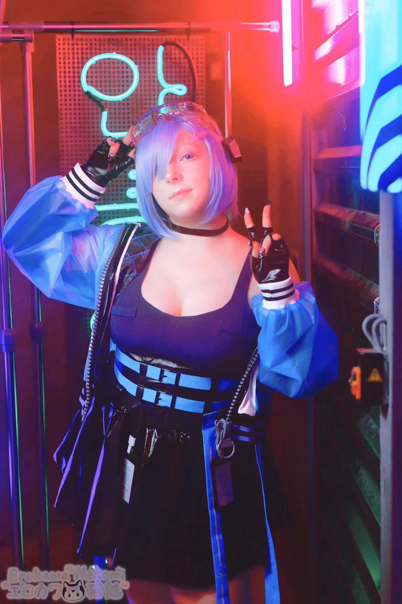 Erokawa Nekomi as Rem — cosplay photo 8 of 74