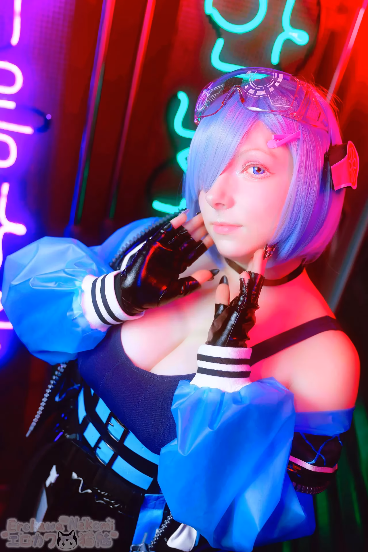 Erokawa Nekomi as Rem — cosplay photo 9 of 74