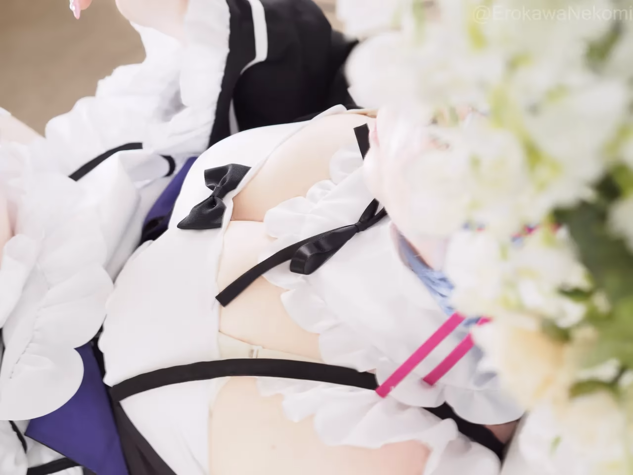 Erokawa Nekomi as Rem — cosplay photo 14 of 55