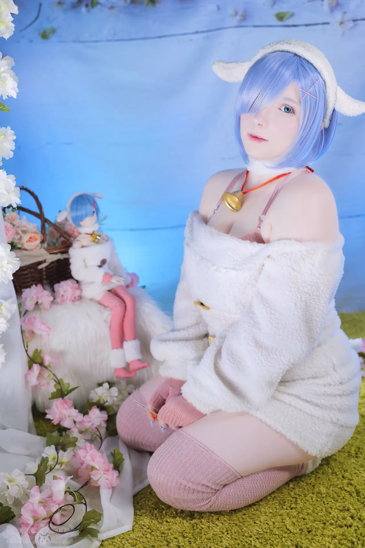 Erokawa Nekomi as Rem — cosplay photo 11 of 54