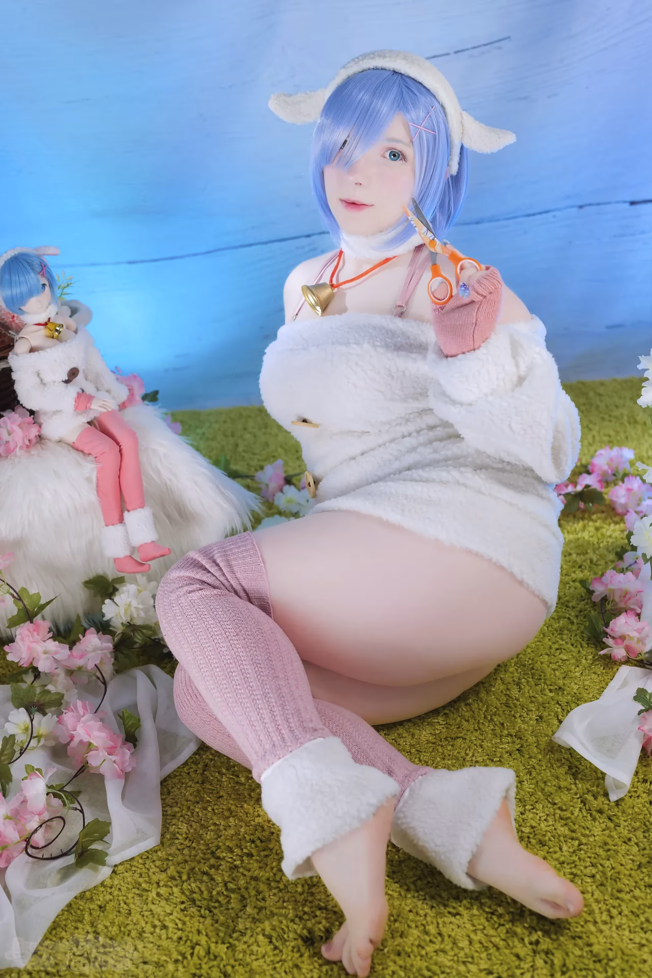 Erokawa Nekomi as Rem — cosplay photo 16 of 54