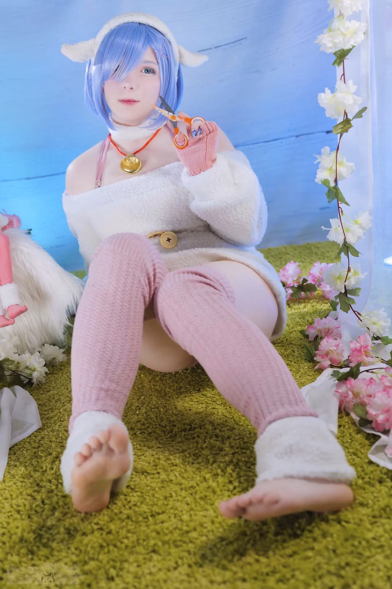 Erokawa Nekomi as Rem — cosplay photo 21 of 54