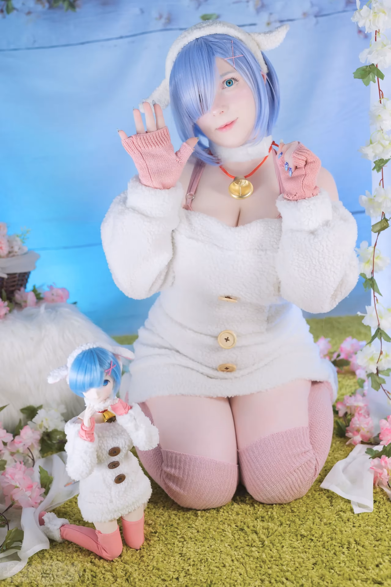 Erokawa Nekomi as Rem — cosplay photo 26 of 54